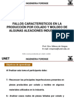 Fallos Caracteristicos en Aleaciones Industriales