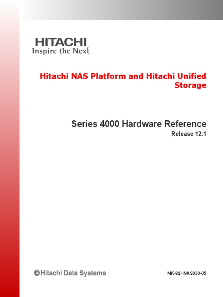 Hitachi NAS Platform and Hitachi Unified PDF | PDF | Backup ...