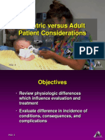 FCCS - Pediatric Vs Adult Consideration