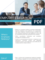Employee Relations and Emplyee Discipline