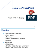 MS PowerPoint Grade 9