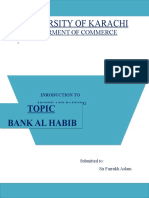 Report On HBL