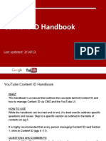 You Tube Content ID Handbook 