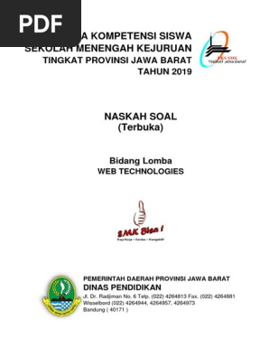 3 Draft Soal Praktek Lks Rpl Web Design World Wide Web