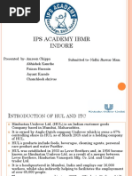 Product Mix of Hul and Itc