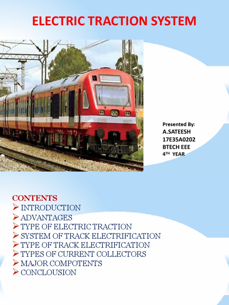Overview of Electric Traction Systems | PDF | Locomotives | Rectifier