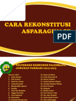 Cara Rekonstitusi Asparaginase