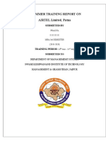 Pragya New Internship Report