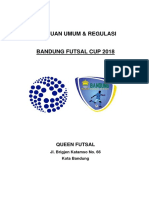 Regulasi Bandung Futsal CUP 2018