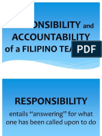 Responsibility and Accountability of The Teachers