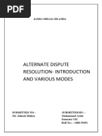 Adr and Various Modes