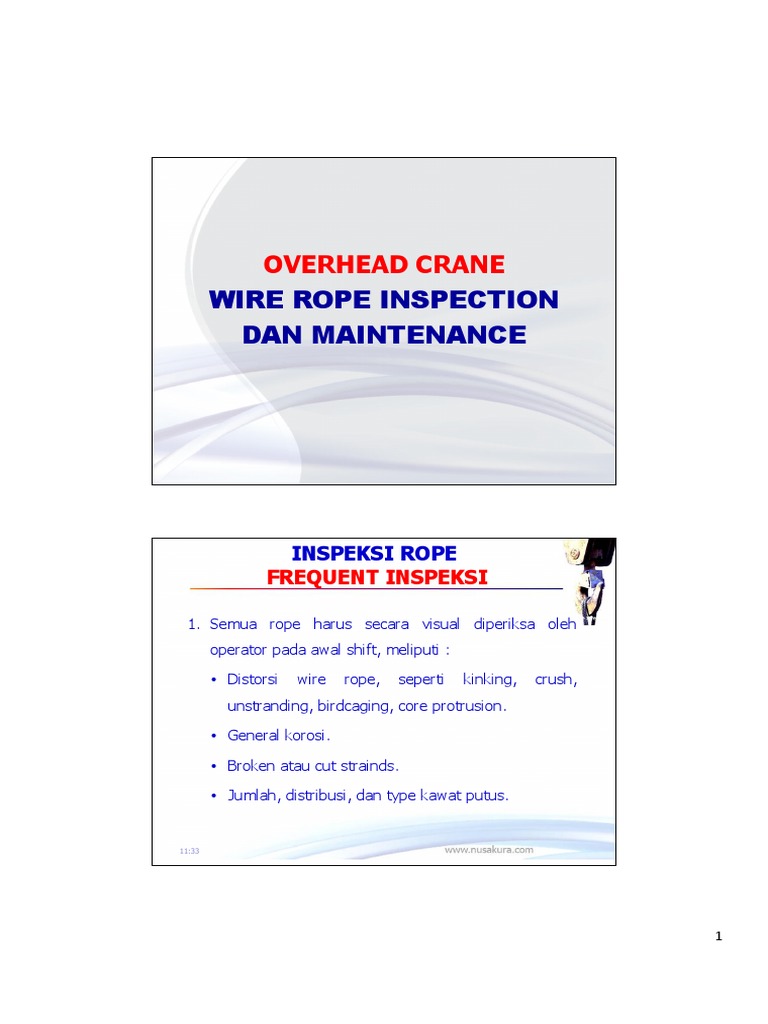 Overhead Crane Wire Rope PDF