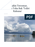 Problematika Kawasan Wisata Danau Toba