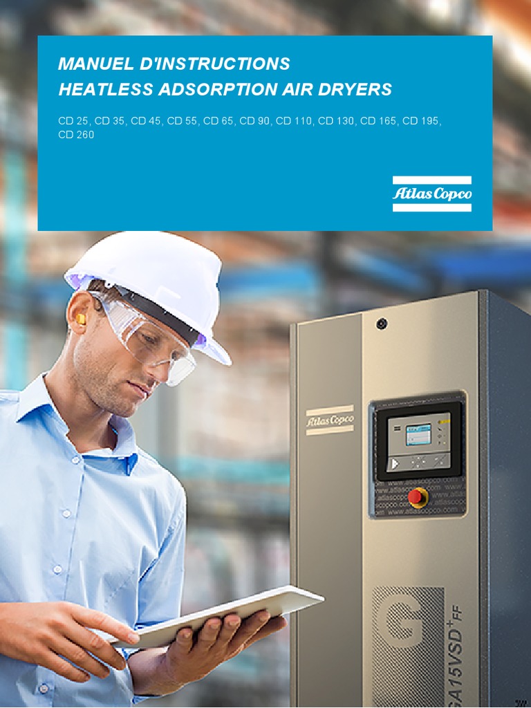 Manuel D Utilisation Compresseur Atlas Copco Pdf Sécheur Atlas Copco | PDF | Tuyau | Soupape