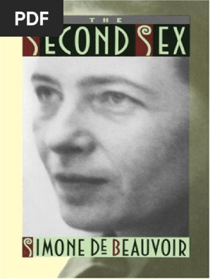 Simone De Beauvoir The Second Sex Vintage Books 1989 Pdf Existentialism Femininity