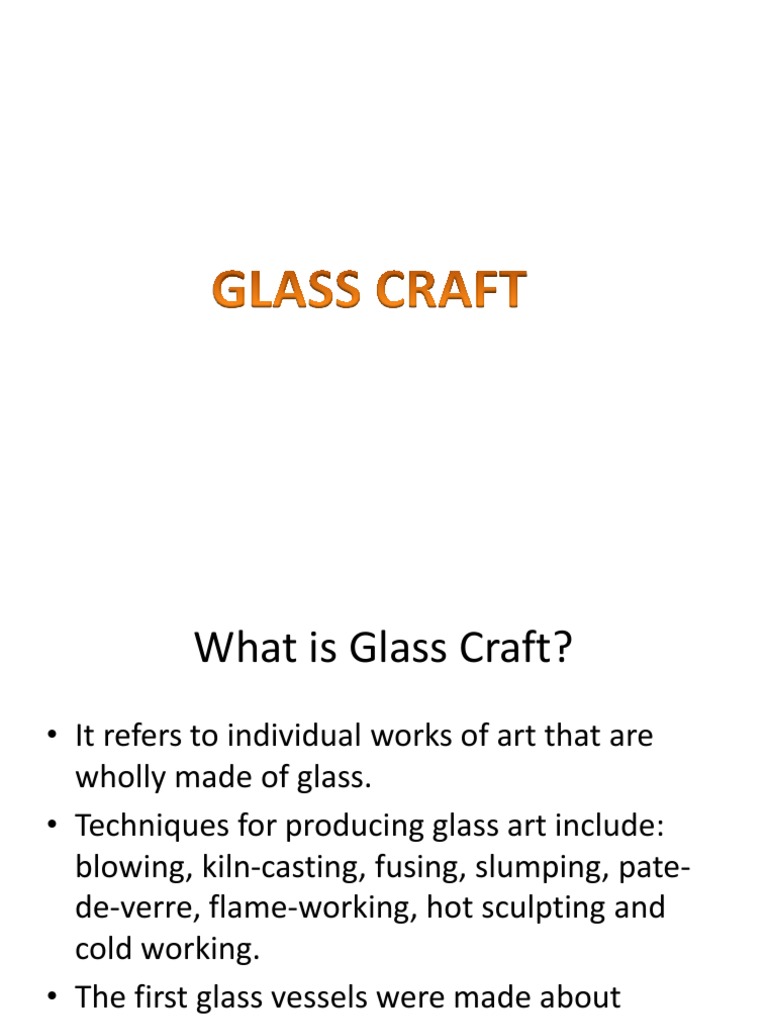 Glass Craft | PDF