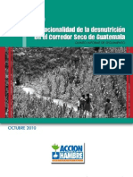 La estacionalidad de la desnutrición en el Corredor Seco de Guatemala