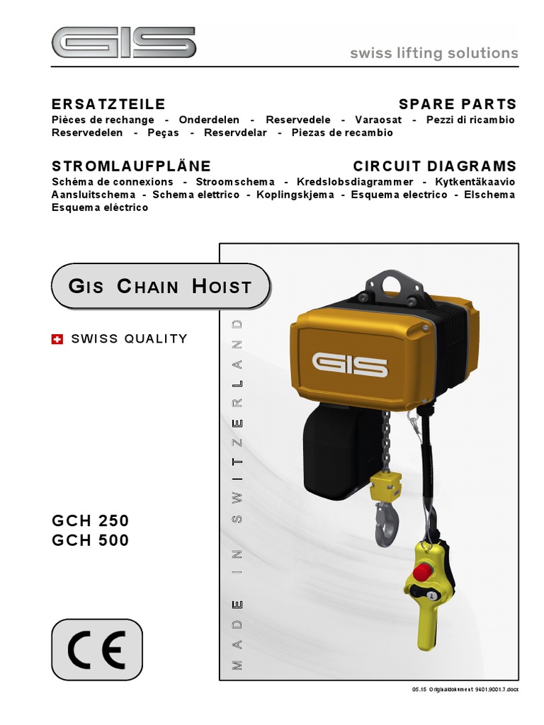 Pièces et schémas pour GCH 250/500 | PDF | Composant | Machine