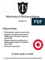 Methods of Philosophizing