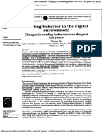 Reading Behavior - Liu PDF