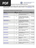 Lista de NBR