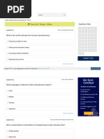 WWW Vskills in Practice Lean Manufacturing Mock Test