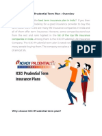 ICICI Prudential Term Plan