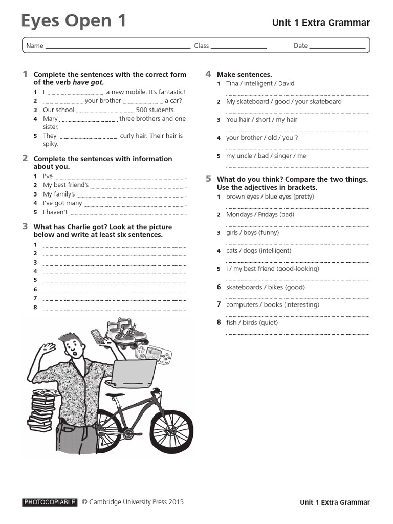 Unit 1 - Grammar Extra | PDF | Language Arts & Discipline