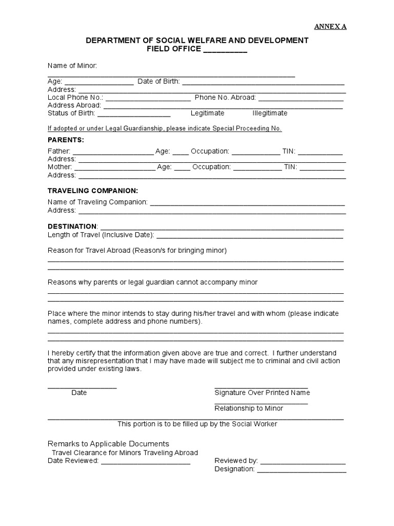 TC Application Form | PDF | Legal Guardian | Government Information