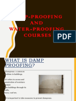 Water Proofing Damp Proofing