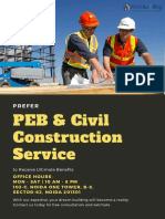 PEB and Civil Construction Service - Mak Building System Private Limited