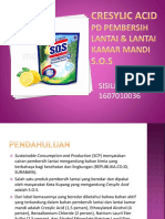 Cresylic Acid Dalam Pembersih Lantai & Lantai Kamar Mandi Merk S.O.S