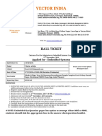 VECTOR Hall Ticket PDF