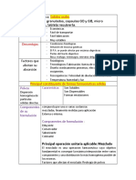 Formas Farmacéuticas Orales, Polvos, Grageas y Tabletas