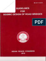 IRC SP 114-2018 Guidelines For Seismic Design of Road Bridge - Published - Compressed PDF