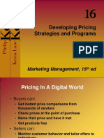 Developing Pricing Strategies and Programs