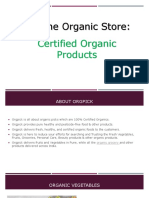 Certified Organic Online Store PDF