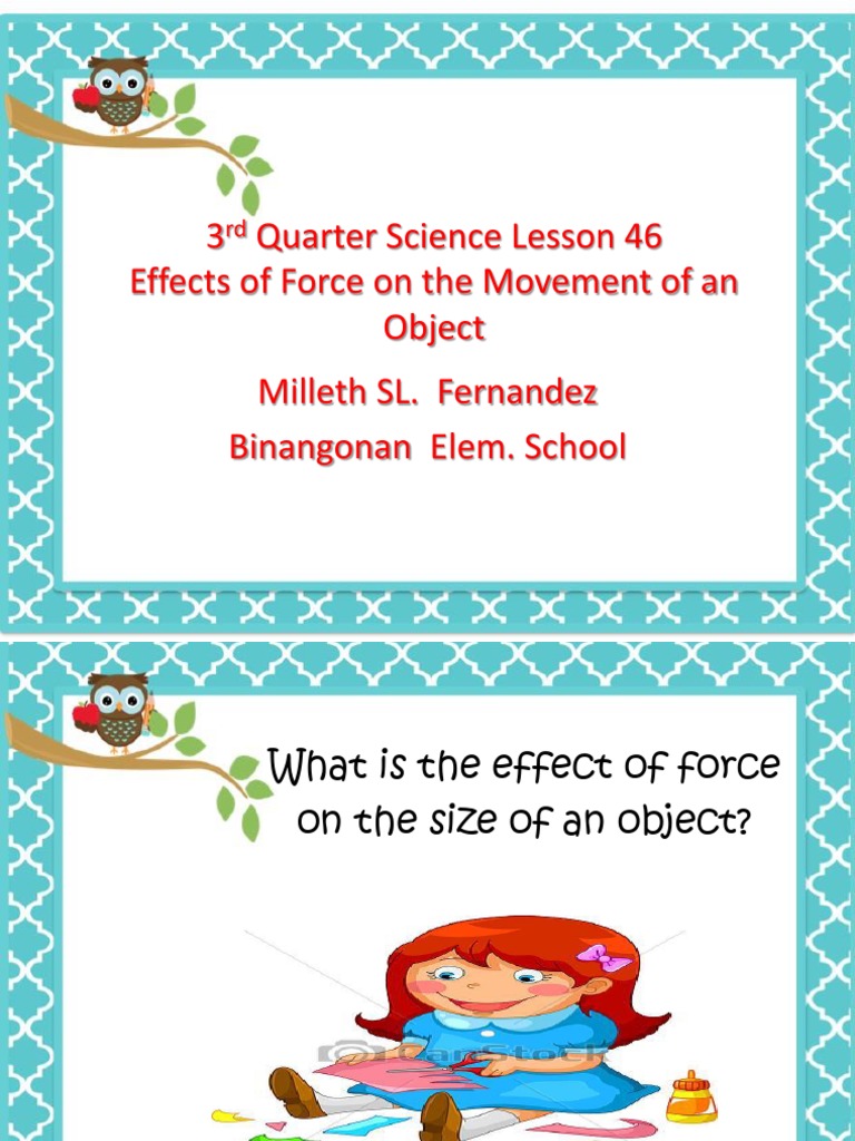 3rd Quarter Science Lesson 46 | PDF | Science & Mathematics