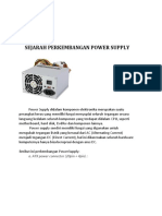 Sejarah Perkembangan Power Supply