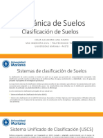 Clasificación de Suelos USCS y AASHTO