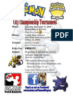 Pokemon City Championship Tournament Fall 2010 Dothan