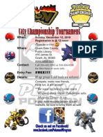 Pokemon City Championship Tournament Fall 2010 Ozark