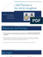 Dilatación del tiempo y contracción de Lorentz en 4 gemelos