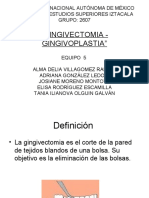 Gingivectomie-Gingivoplastie