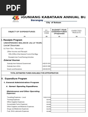 Sk Forms - Budget Prep