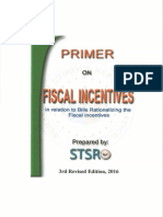 Primer On Fiscal Incentives