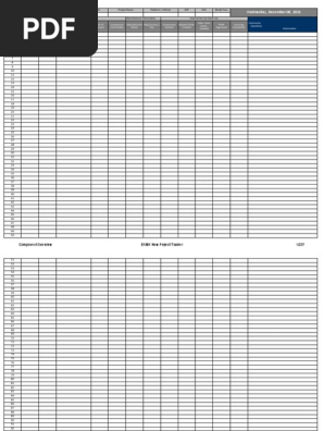 EKMX New Project Tracker