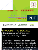 Neoplasias. - Generalidades