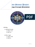 Kaun Banega Crorepati C++ Project