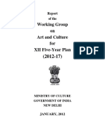 12th Five Year Plan - Ministry of Culture